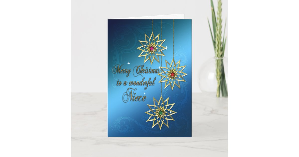 Niece, Christmas card | Zazzle