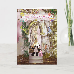 Niece, Cute Birthday Card for my Sweet Niece