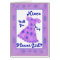 NIECE Flower Girl PURPLE Flowered Dress