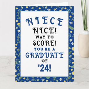 Niece Graduation 2024 Card