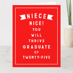 Niece Graduation 2025 Card