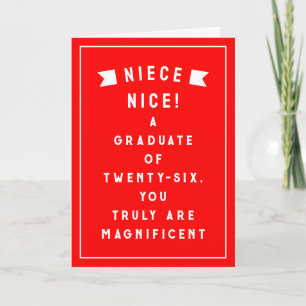 Niece Graduation 2026 Card