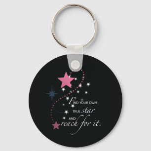 Niece Graduation Star, Gift, Custom Round Gifts Keychain