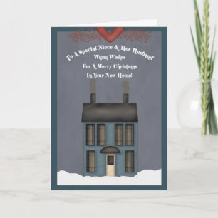 Niece & Her Husband, 1st Christmas in New Home Holiday Card