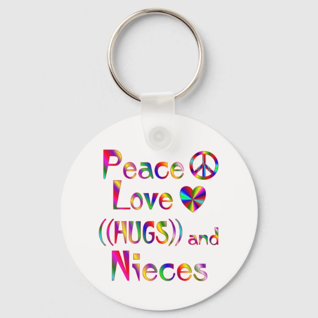 Niece Hugs Keychain (Front)