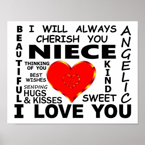 Niece I Love You Poster