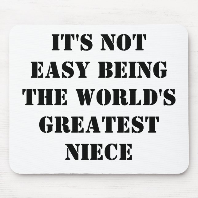 Niece Mouse Pad (Front)