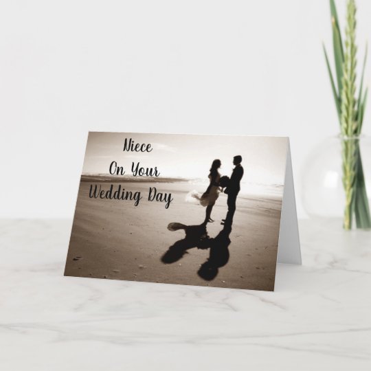  NIECE ON YOUR WEDDING DAY-LOVE FUN CARD Zazzle.com