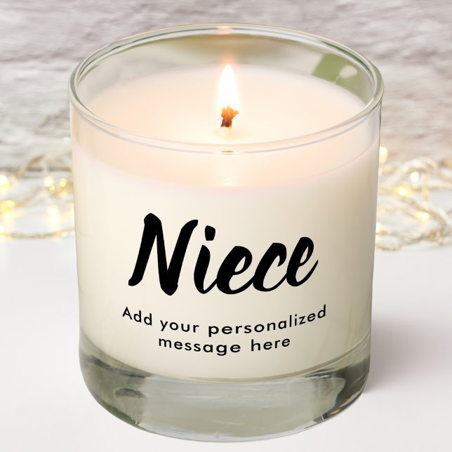 Niece | Personalized Message | Scented Candle (Creator Uploaded)
