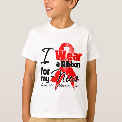 Niece _ Red Ribbon Awareness T_Shirt