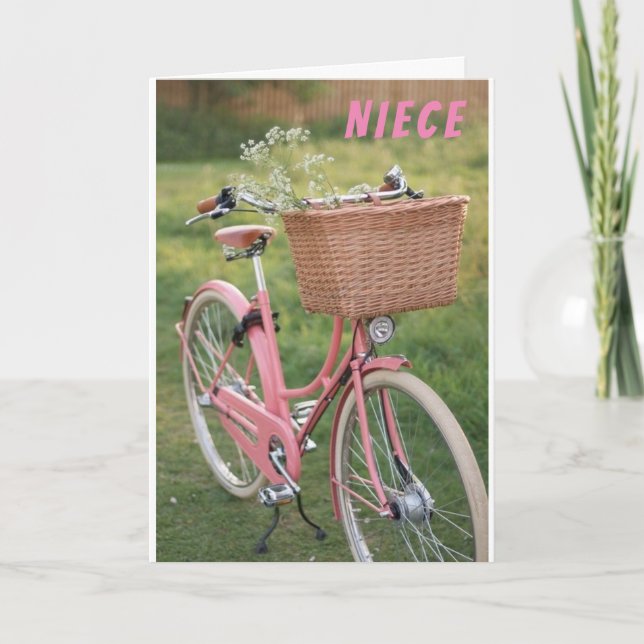 **NIECE** SPECIAL NIECE AND SPECIAL BIRTHDAY CARD (Front)