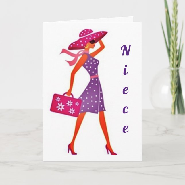 **NIECE** SPECIAL NIECE AND SPECIAL BIRTHDAY CARD (Front)