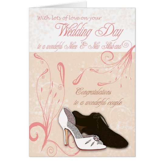  Niece Wedding Day Card with love Zazzle