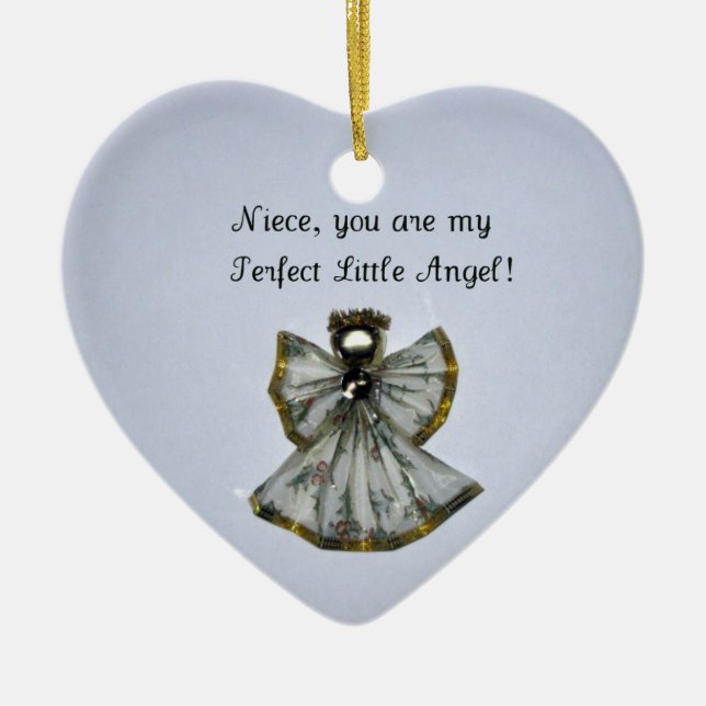 Niece, you are my .... ceramic ornament (Front)