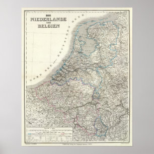 Niederlande, Belgien - Netherlands, Belgium Poster