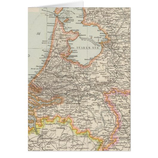 Niederlande - Netherlands Map (Front)
