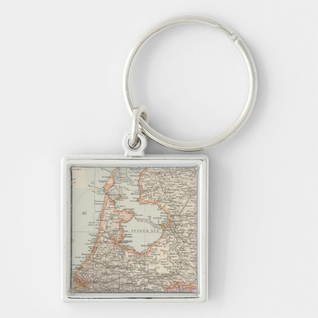 Niederlande - Netherlands Map Keychain (Front)