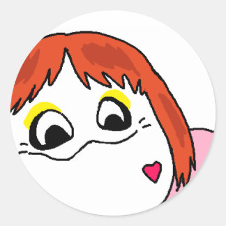 nieko wuree stiikcers classic round sticker