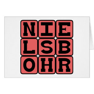 Niels Bohr, Danish Physicist Cards