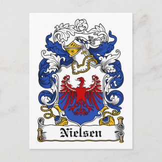 Nielsen Family Crest Postcard