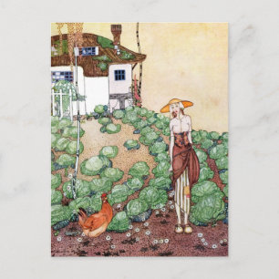 Nielsen's In Powder and Crinoline Postcard