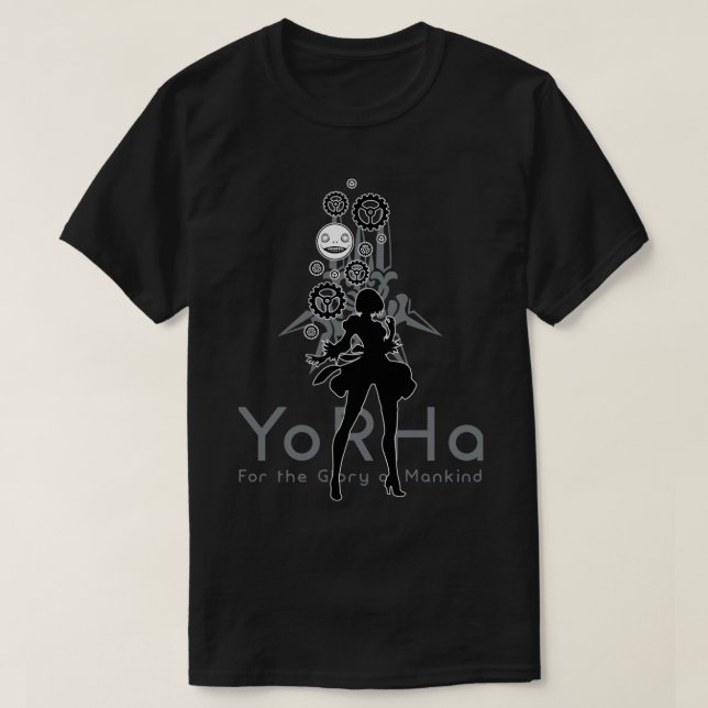 NieR Automata - 2B YoRHa T-Shirt (Design Front)