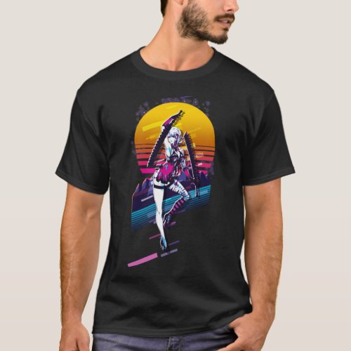 NieR Replicant _ Kaine 80s retro   T_Shirt