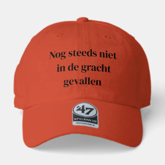 Niet in de Gracht Gevallen - oranje baseballpet - 47 Brand Hat