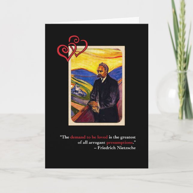 Nietzsche Anti-Valentine's Day Card #2 (Front)