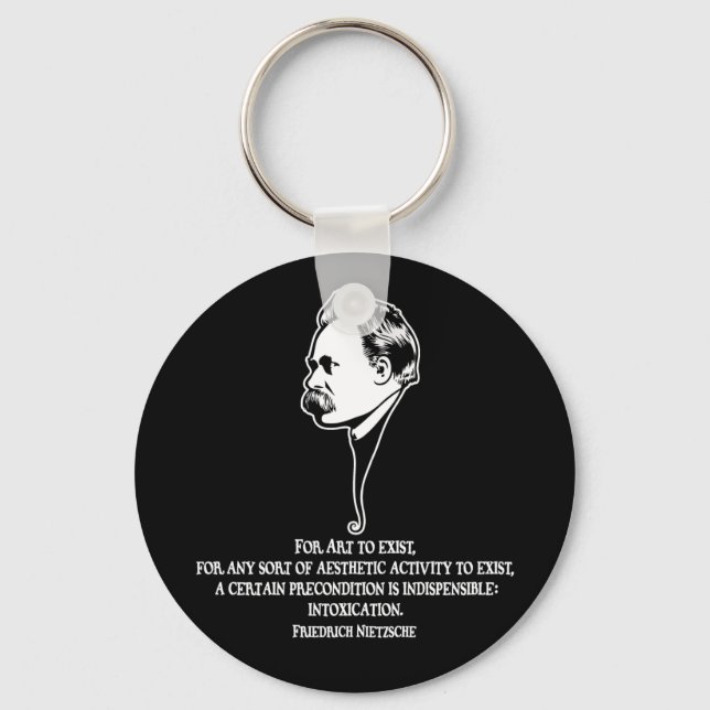 Nietzsche-art-1-DKT Keychain (Front)