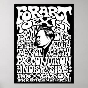Nietzsche - Art Poster