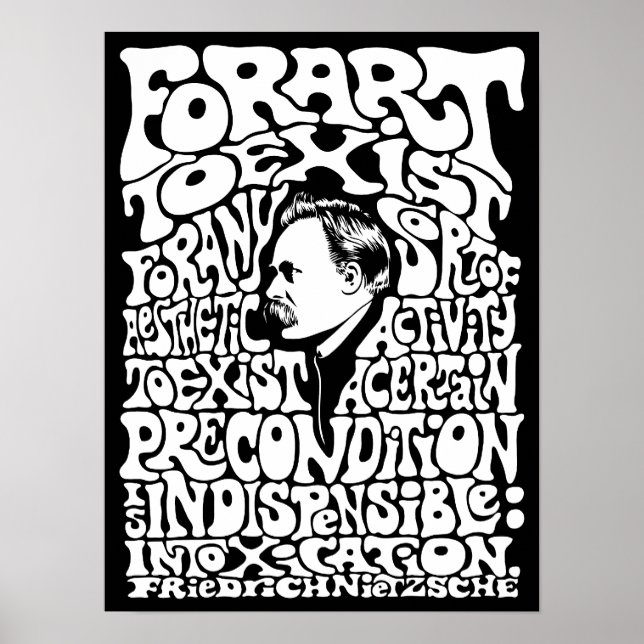 Nietzsche - Art Poster (Front)