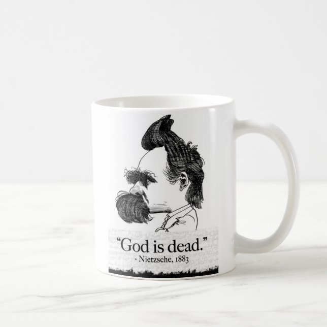 Nietzsche God Coffee Mug (Right)