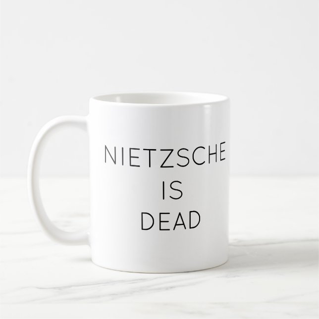 Nietzsche Is Dead Mug (Left)