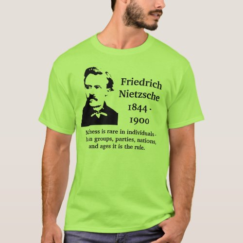 Nietzsche Madness Quote T_Shirt