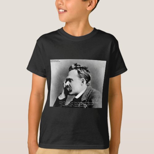 Nietzsche Pride Vs Memory Wisdom Quote GiftsTee T_Shirt