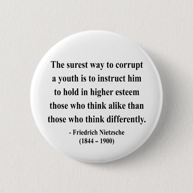 Nietzsche Quote 2a Button (Front)