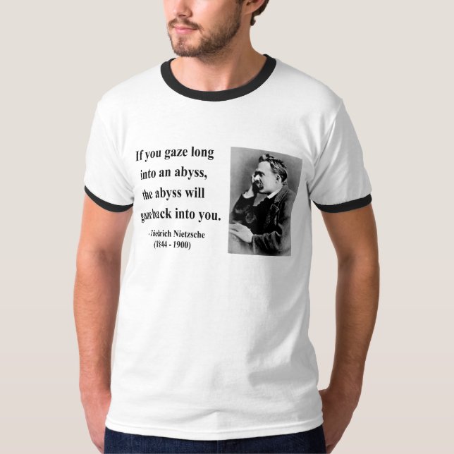 Nietzsche Quote 4b T-Shirt (Front)
