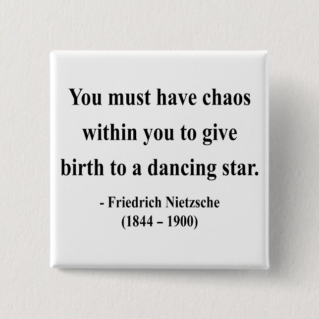 Nietzsche Quote 6a Pinback Button (Front)