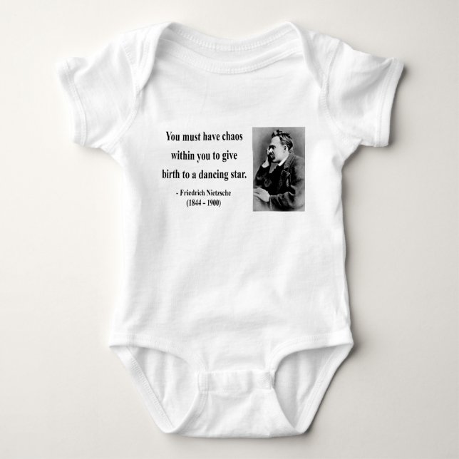 Nietzsche Quote 6b Baby Bodysuit (Front)