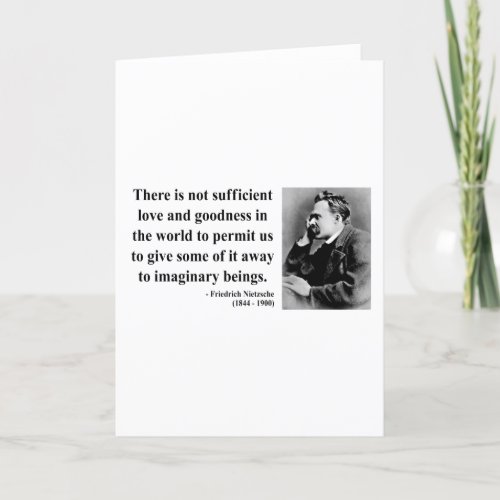 Nietzsche Quote 7b Card