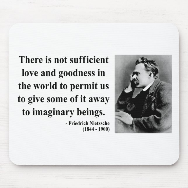 Nietzsche Quote 7b Mouse Pad (Front)