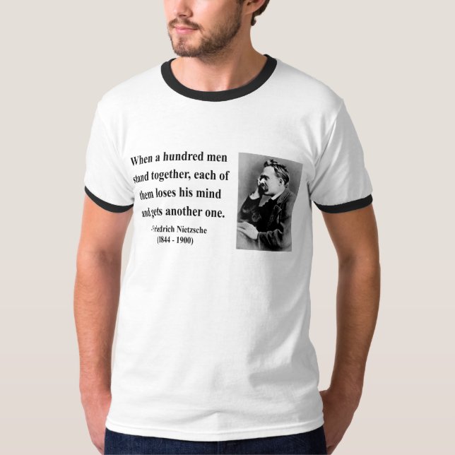 Nietzsche Quote 7b T-Shirt (Front)