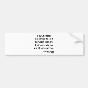 Nietzsche Quote 8a Bumper Sticker