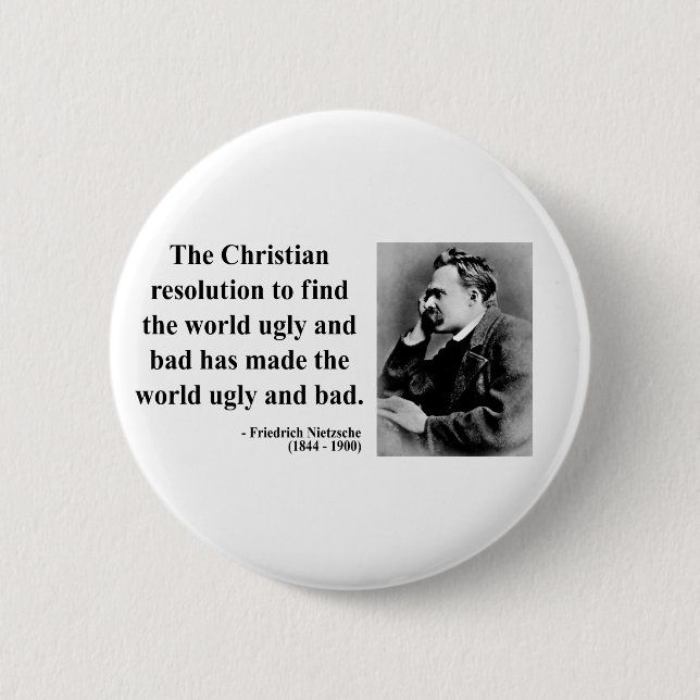 Nietzsche Quote 8b Pinback Button (Front)