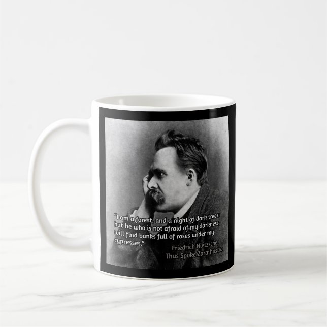 Nietzsche quote coffee mug (Left)