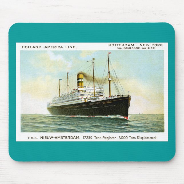 Nieuw Amsterdam of 1906 Mouse Pad (Front)