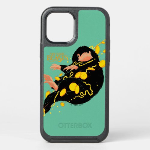 Niffler Floating With Gold OtterBox Symmetry iPhone 12 Case