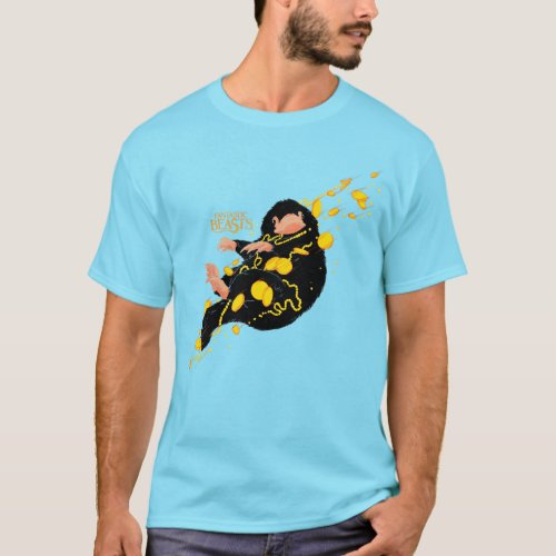 Niffler Floating With Gold T_Shirt