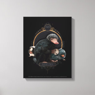 NIFFLER™s Art Nouveau Portrait Canvas Print